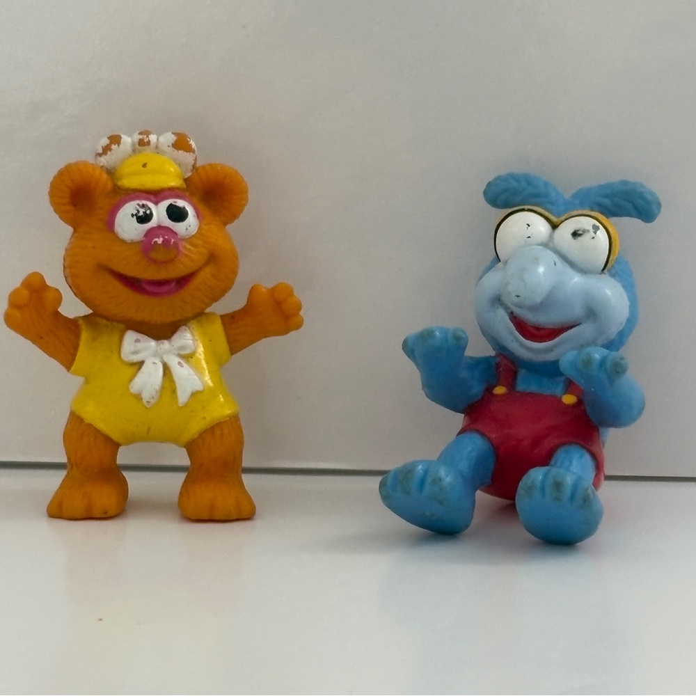 Vintage Muppet Baby Figures - McDonalds Collectibles from 1986 Gonzo  / Fozzie